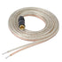 RCA Speaker Wire, Speaker Bare Cable to RCA Plug, Gold Plated RCA Connector High Level OFC Audio Cable Open End for Amplifiers Subwoofer - DIY, 2 M
